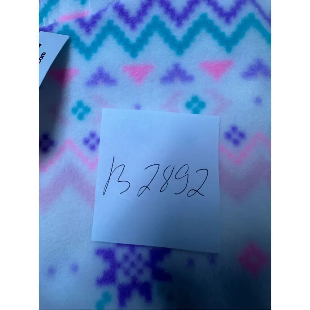 NWT The Children's Place Girl Fleece Hooded Pullover Patterned Fairsile Size S